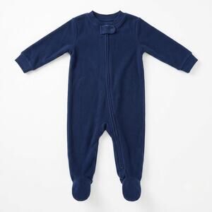 Rugged Bear Polartec Full Zip Coverall Blue Baby Size 6-9M Months